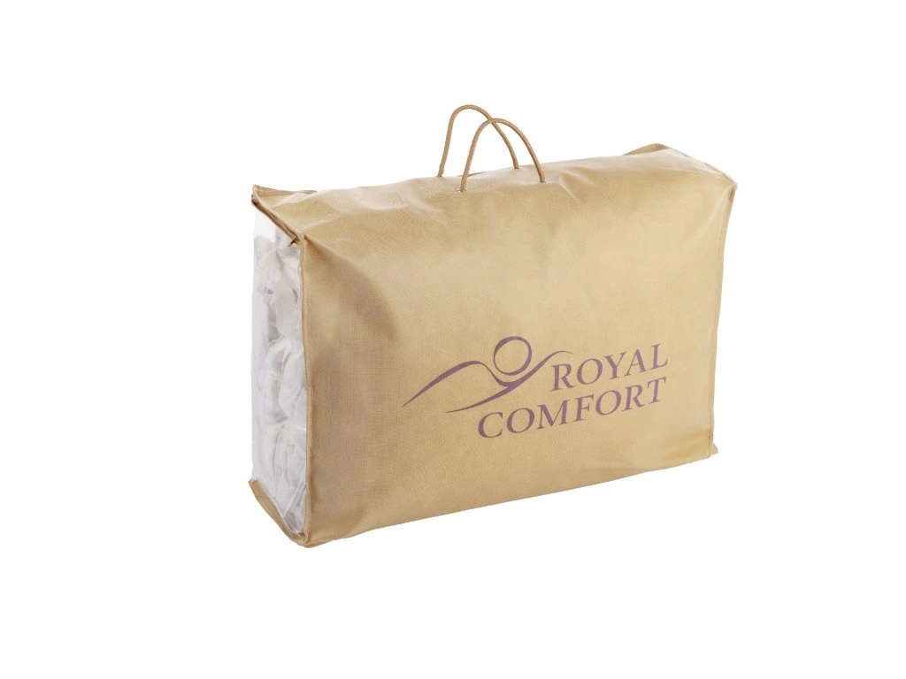 Péřová přikrývka Royal Comfort v dárkovém obalu s průhledným bokem, vhodná i jako dárek